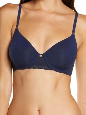 Natori Bliss Perfection Contour Bra in Navy